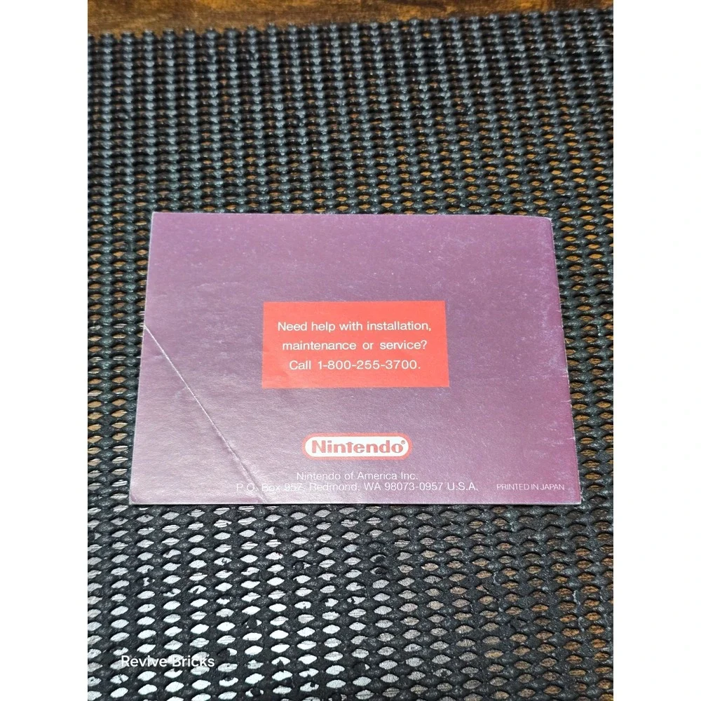 Radar Mission (Nintendo‎ Gameboy, GB, 1990) Game and Manual